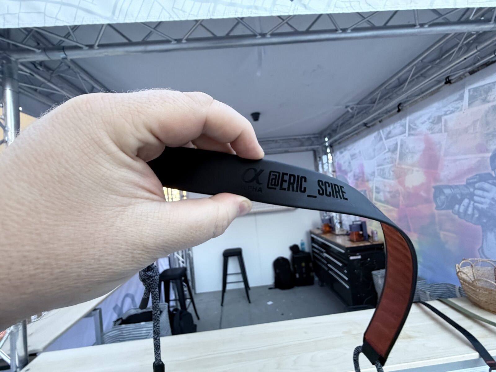 Merch Troop live printing — the line forms fast